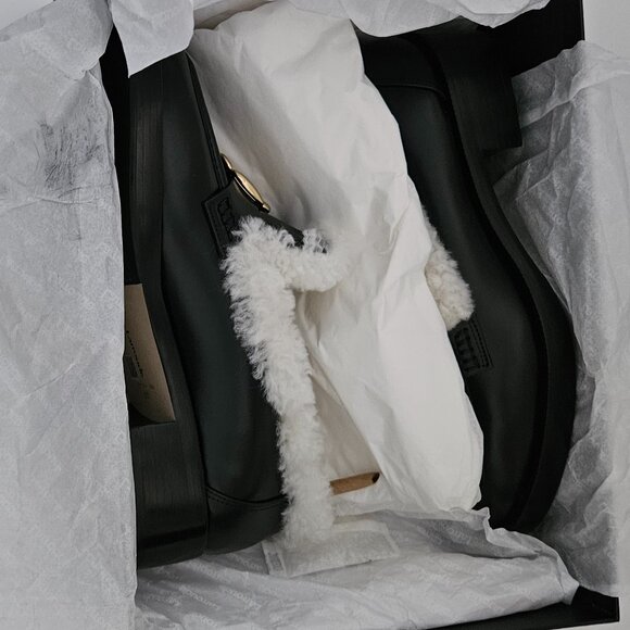 Larroude shearling lined loafers - Picture 3 of 6